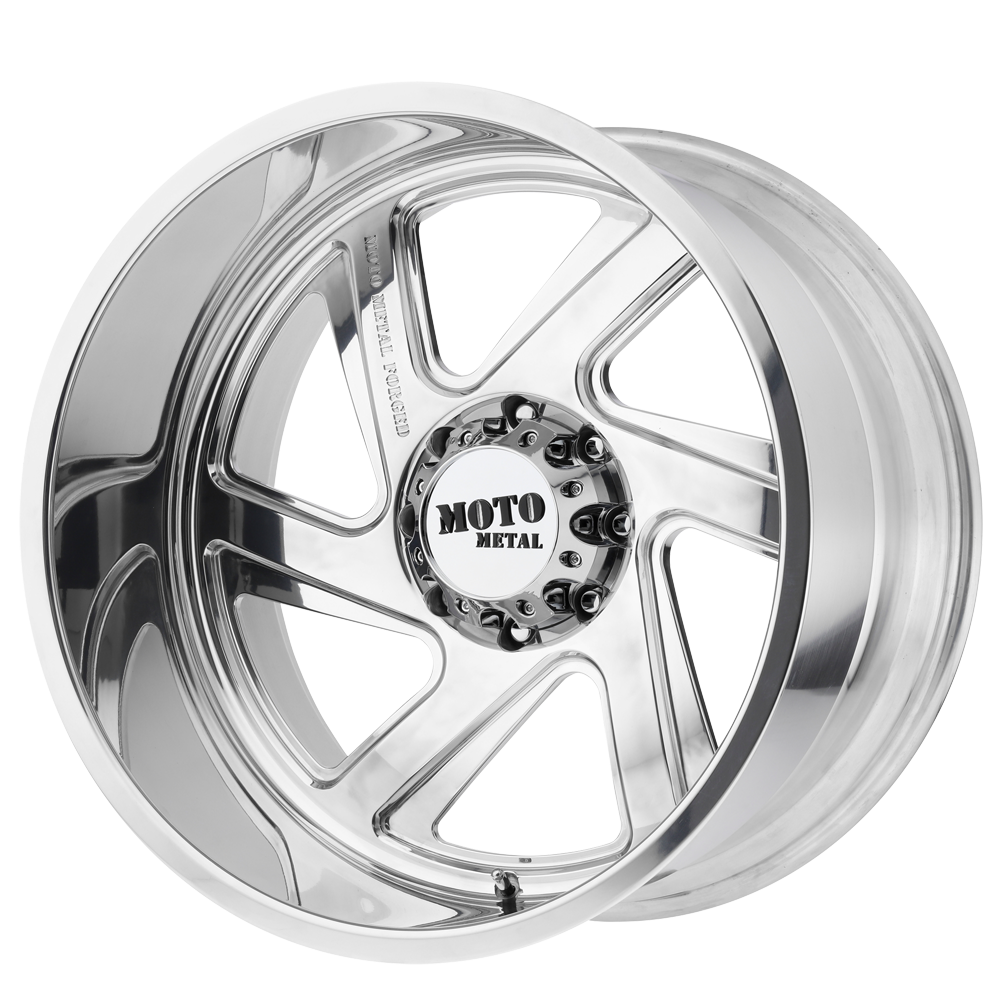 22x14 Moto Metal MO400 Polished Wheel 8 Lug Blank (-76mm)