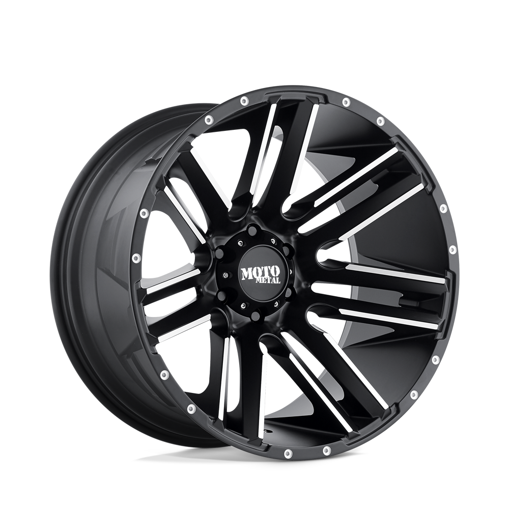 20x9 Moto Metal MO978 RAZOR Satin Black Machined Wheel 5x5.5 (18mm)