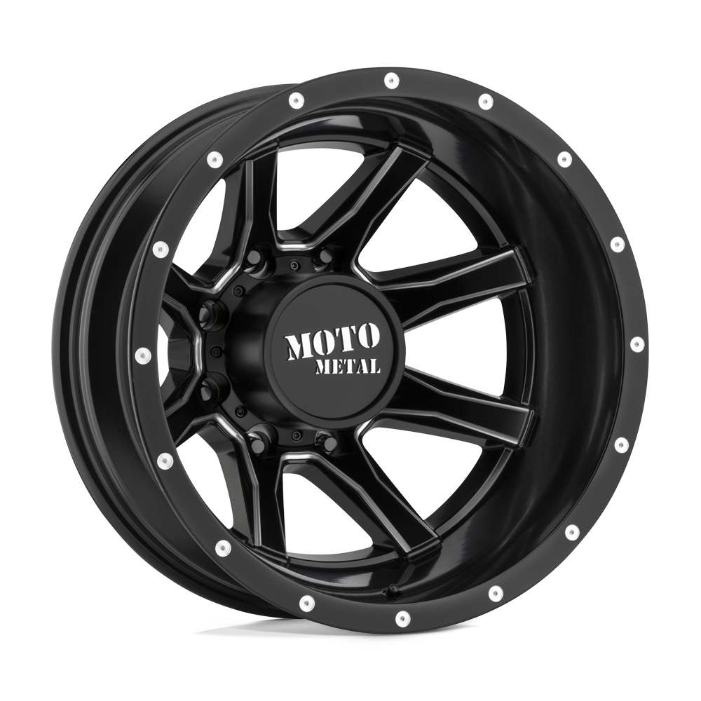 17x6.5 Moto Metal MO995 Satin Black Milled - Rear Wheel 8X210 (-155mm)