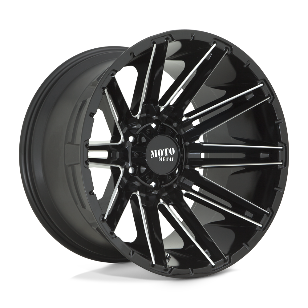 20x9 Moto Metal MO998 KRAKEN Gloss Black Milled Wheel 5x5 (0mm)