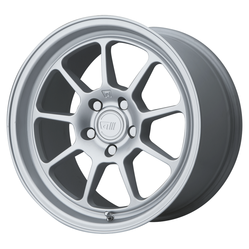 18x8.5 Motegi MR135 Hyper Silver Wheel 5x112 (25mm)