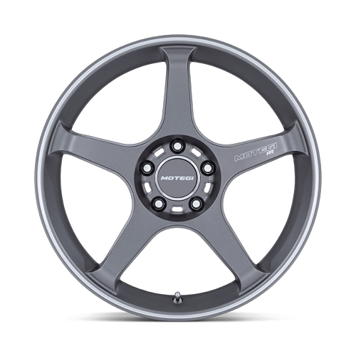 18x9.5 Motegi MR159 Battle V Gunzilla W/ Machined Lip Stripe Wheel 5x120 (35mm)