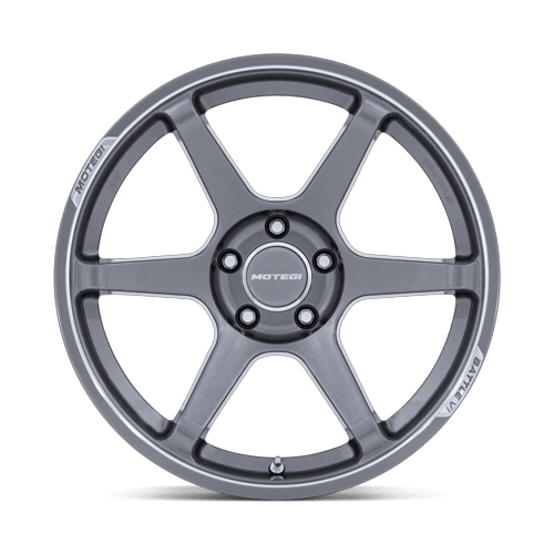 18x10.5 Motegi MR160 Battle VI Glossy Gunzilla Machined Lip Wheel 5x120 (35mm)
