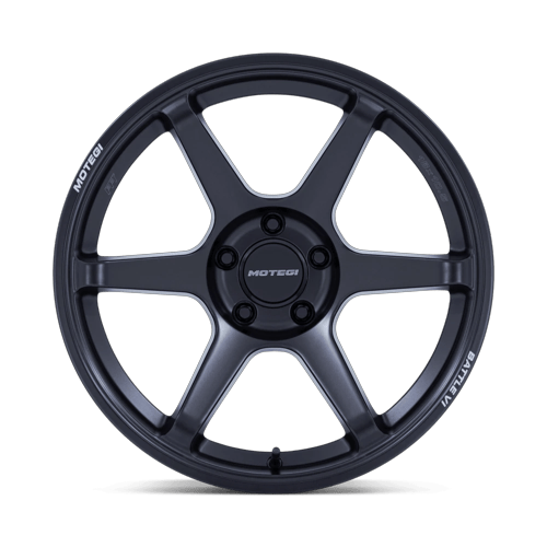 18x8.5 Motegi MR160 Battle VI Matte Blackbird Metallic Wheel 5x4.5 (22mm)
