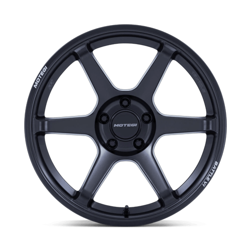 18x9.5 Motegi MR160 Battle VI Matte Blackbird Metallic Wheel 5x120 (35mm)