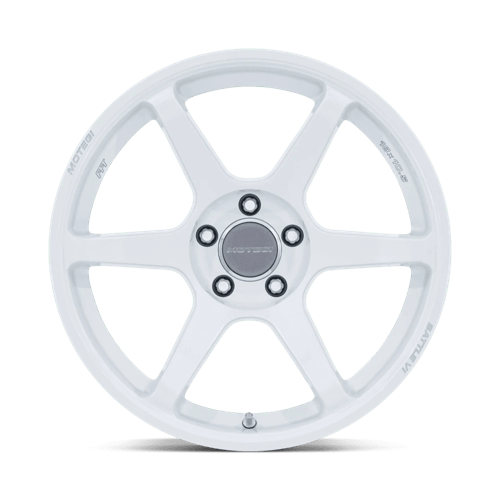 18x10.5 Motegi MR160 Battle VI Matsuri White Pearl Wheel 5x4.5 (25mm)