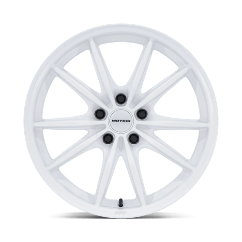 18x8.5 Motegi MR162 Zentoku Glossy White Wheel 5x4.5 (35mm)
