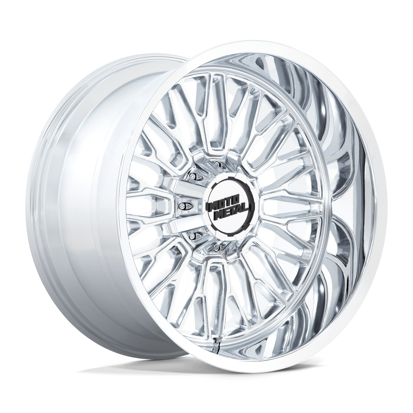 22x10 Moto Metal MO809 Stinger Chrome Wheel 5x5/5.5 (-18mm)