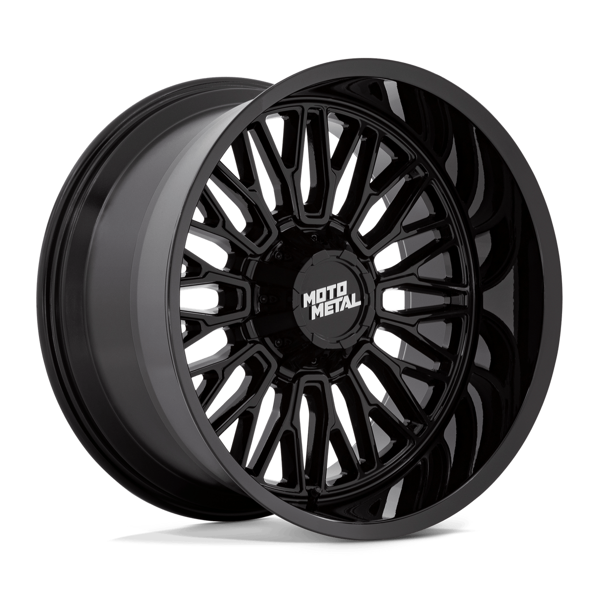 20x10 Moto Metal MO809 Stinger Gloss Black Wheel 8x6.5 (-18mm)