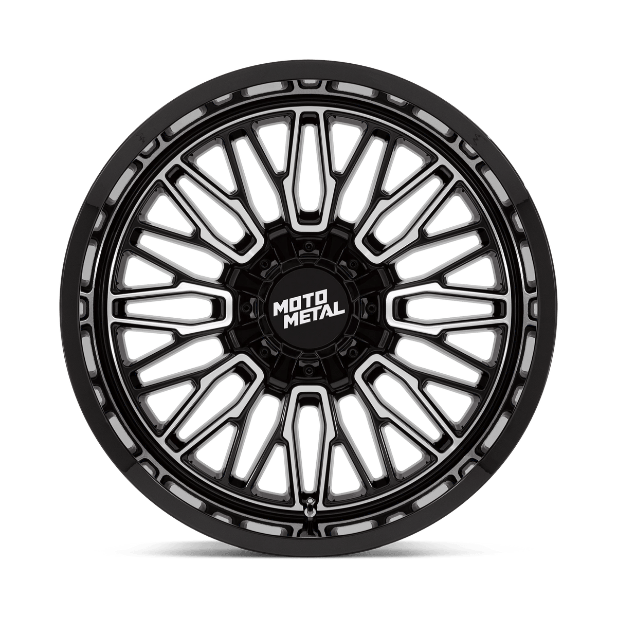 20x10 Moto Metal MO809 Stinger Gloss Black Machined Wheel 8x170 (-18mm)