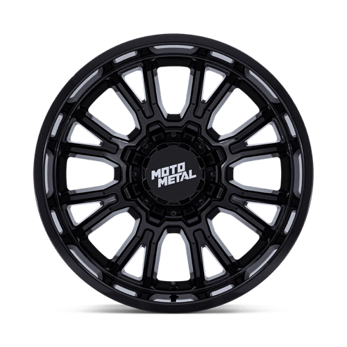 22x9 Moto Metal MO810 Legacy Gloss Black Wheel Blank (1mm)