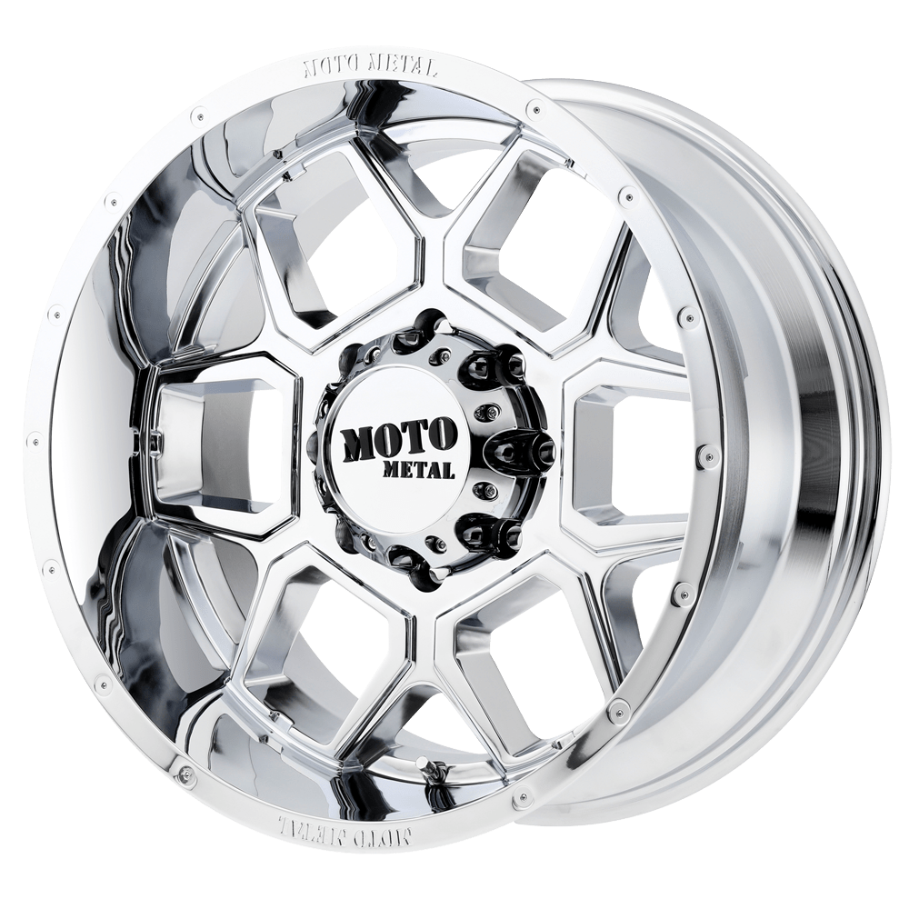20x12 Moto Metal MO981 SPADE Chrome Wheel 8X6.5 (-44mm)