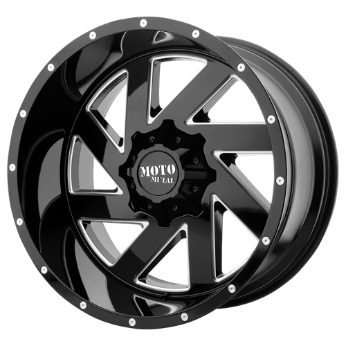 MO988 22X10 BLNK G-BLK MILL-18MM 108-150