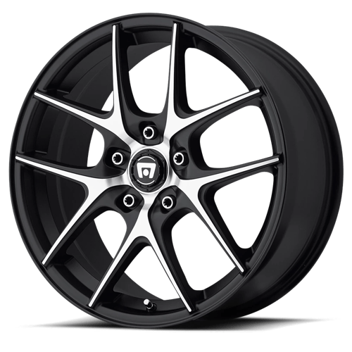 MR128 17X7.5 5X120 S-BLACK MACHINED 45MM