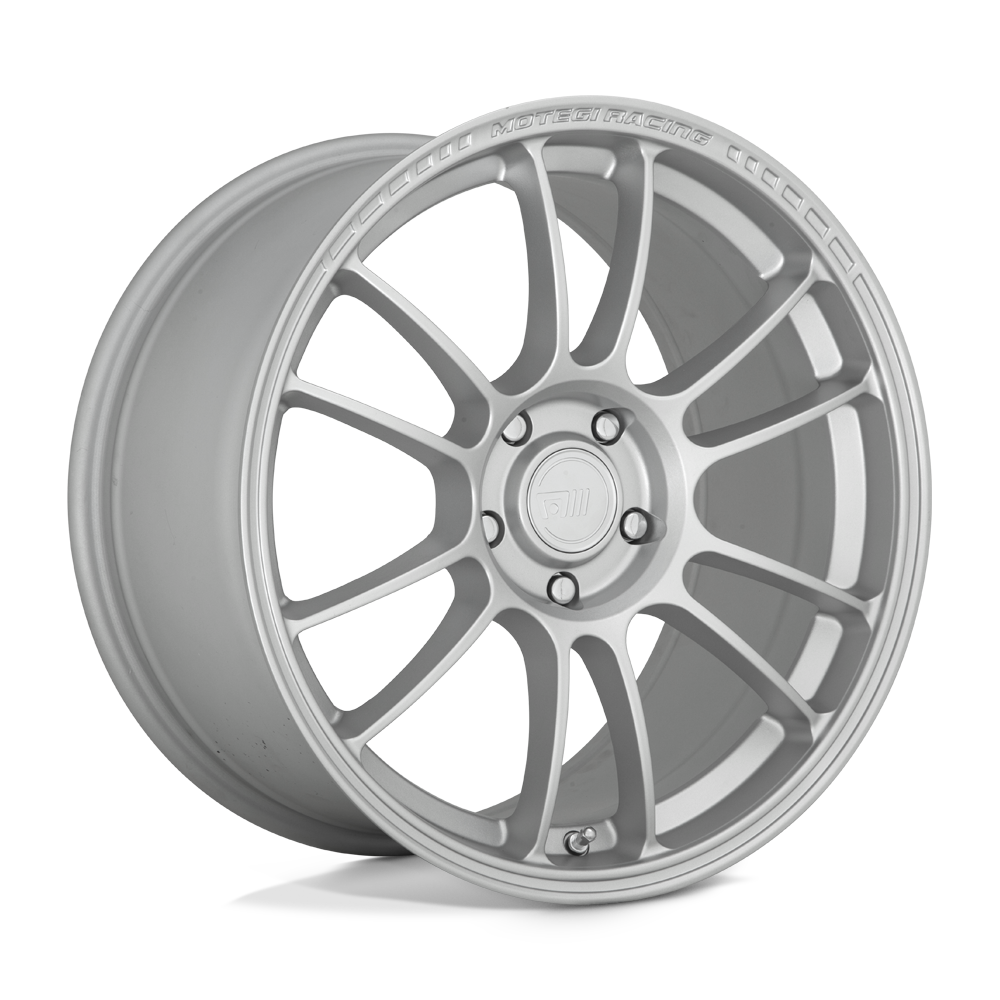 18x9.5 Motegi MR146 SS6 Hyper Silver Wheel 5x100 (45mm)