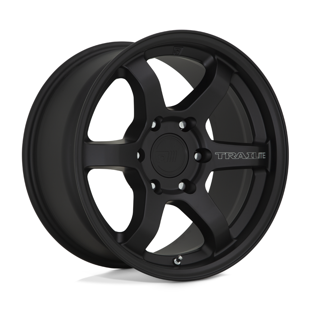 17x8.5 Motegi MR150 TRAILITE Satin Black Wheel 6x5.5 (0mm)