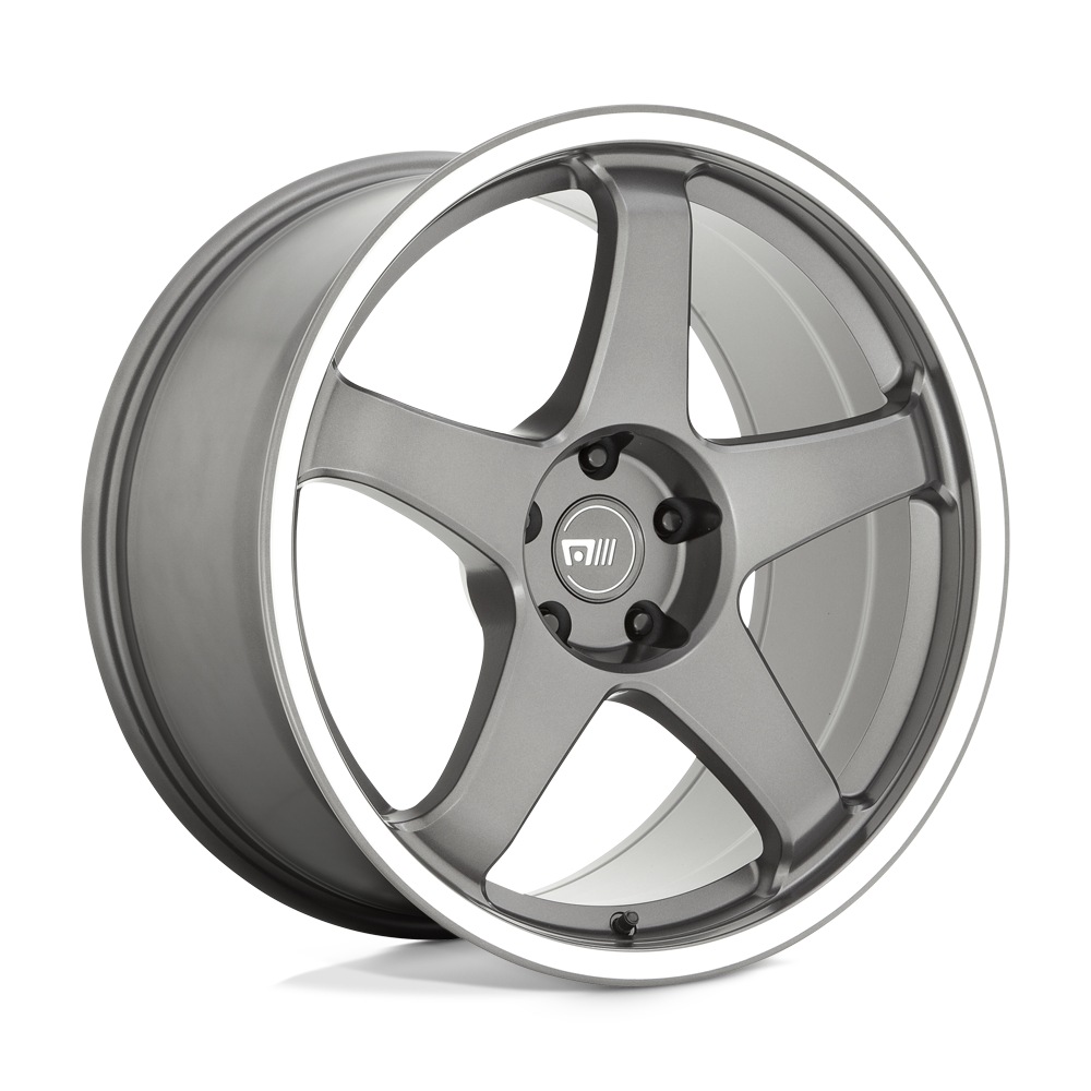 18x9.5 Motegi MR151 CS5 Gunmetal With Machined Lip Wheel 5x4.5 (40mm)