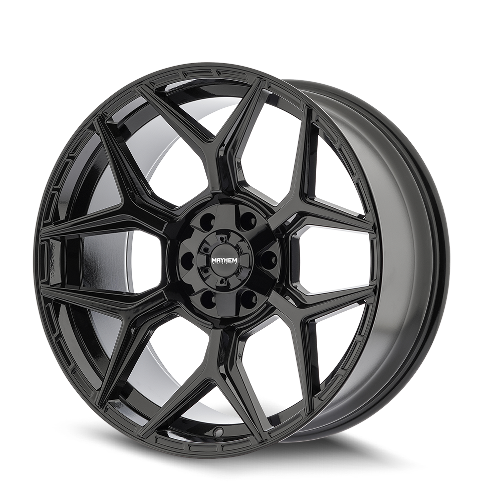 20x10 Mayhem 8119 Vanquish Gloss Black Wheel 6x135/6x5.5 (-19mm)