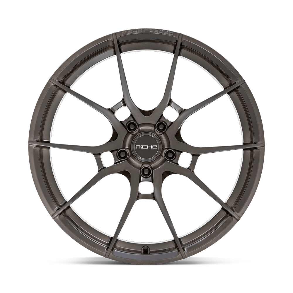 20x11 Niche T111 Kanan Brushed Candy Smoke Forged Wheel 5x112 (55mm)