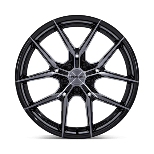 24x10 Niche NC279 Prodigy 5 Gloss Black Dark Tinted Clear Wheel 5x5 (30mm)
