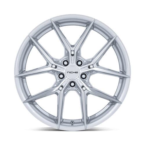 20x9.5 Niche NC279 Prodigy 5 Silver With Machined Face Wheel 5x115 (15mm)
