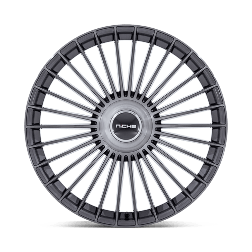 20x9 Niche NC282 Serene Gloss Titanium Brushed Wheel 5x4.25/5x112 (45mm)