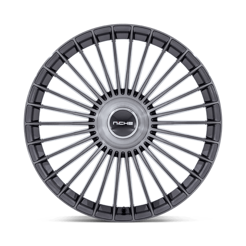20x9 Niche NC282 Serene Gloss Titanium Brushed Wheel 5x4.25/5x112 (45mm)