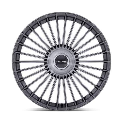 22x10.5 Niche NC282 Serene Gloss Titanium Brushed Wheel 5x112/5x120 (38mm)