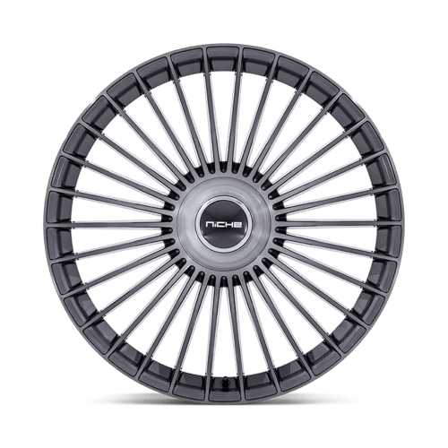 20x10.5 Niche NC282 Serene Gloss Titanium Brushed Wheel 5x4.25/5x112 (45mm)