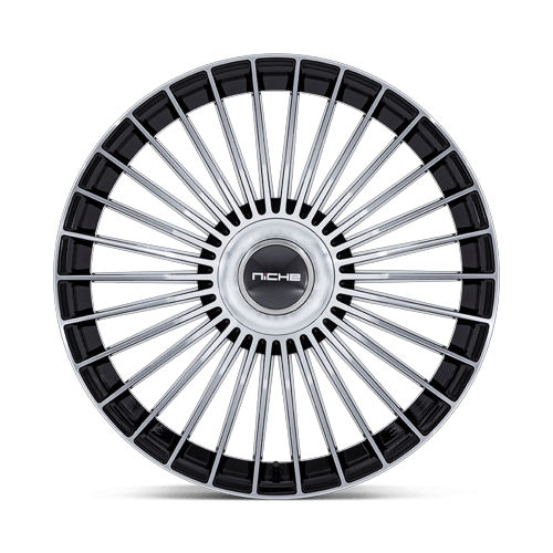 24x10 Niche NC282 Serene Gloss Black W/ Machined Face Wheel 5x112/5x120 (35mm)