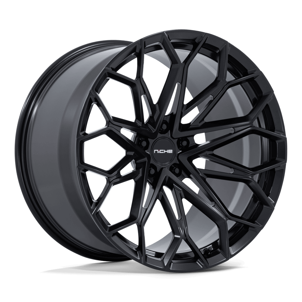 19x10 Niche NC600 Manta Matte Black FORGED Wheel 5x4.75 (35mm)