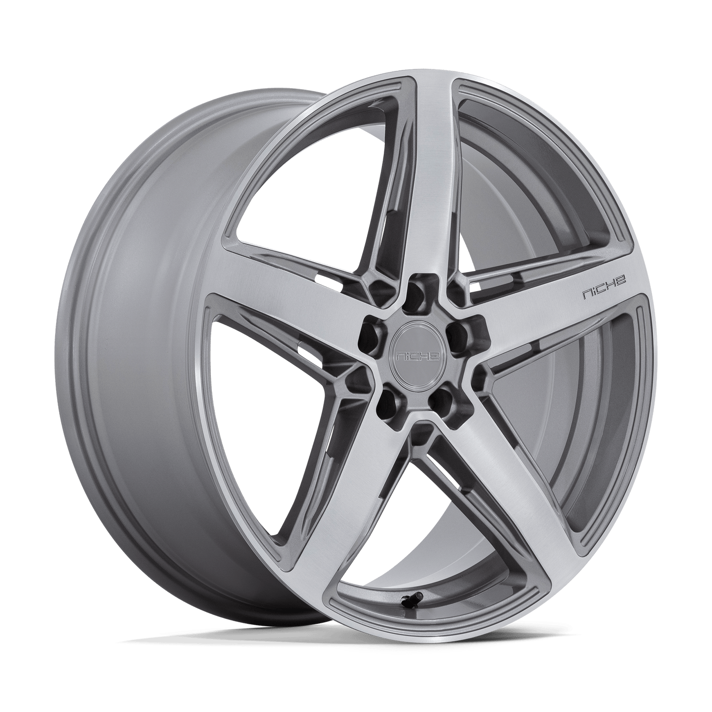 20x9 Niche M270 Teramo Anthracite Brushed Face Tint Clear Wheel 5x4.5 (25mm)