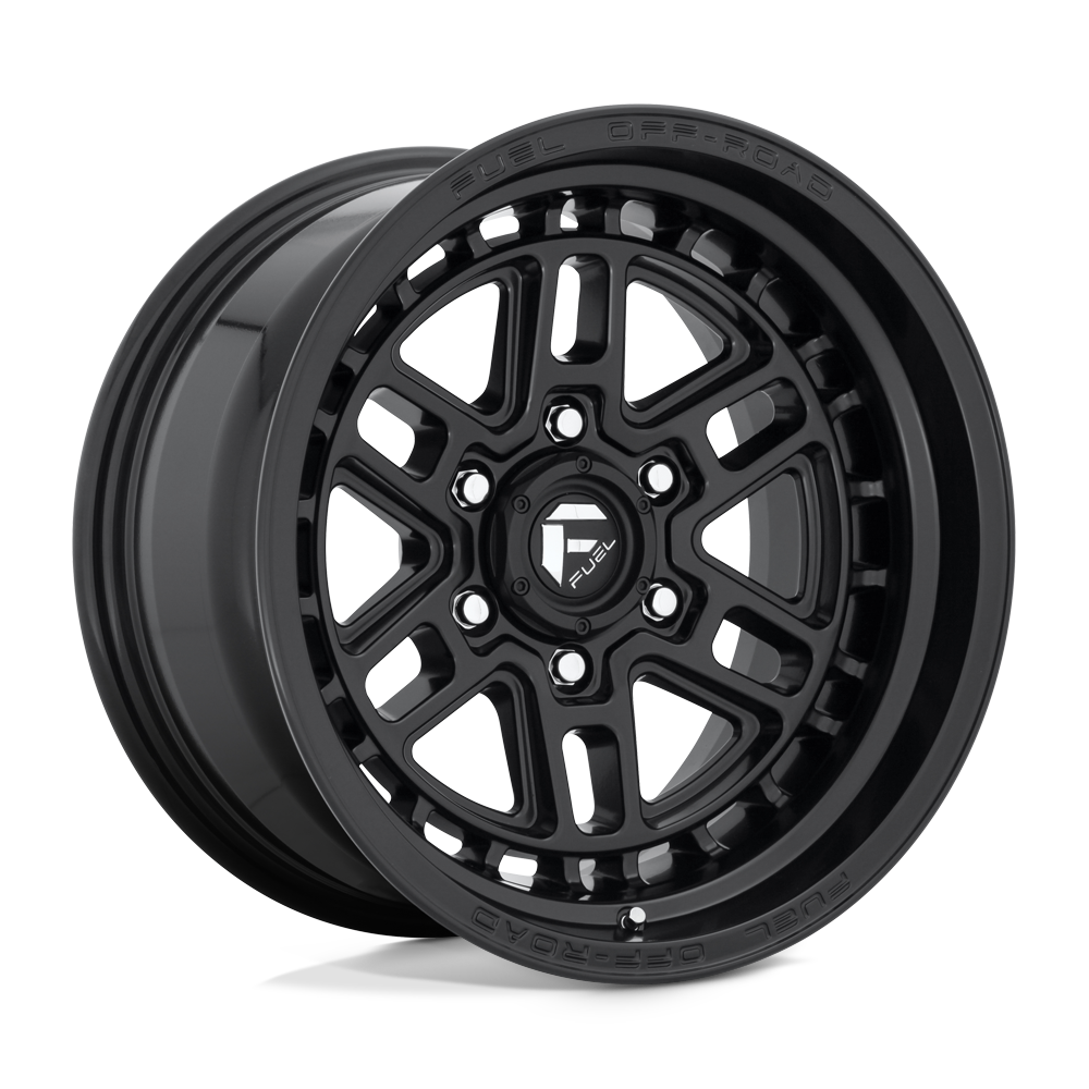 17x9 Fuel D667 NITRO MATTE BLACK Wheel 6x5.5 (1mm)