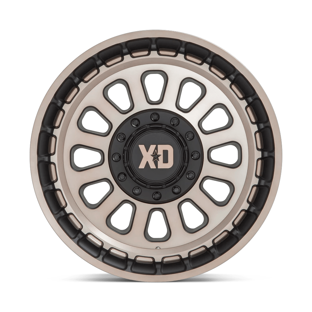 17x9 XD Series XD856 Omega Satin Black W/ Bronze Tint Wheel 5/6 Lug Blank (18mm)