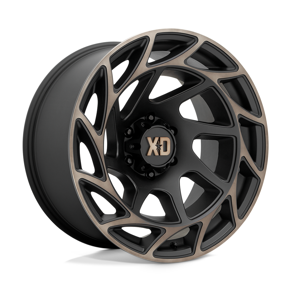 20x10 XD XD860 ONSLAUGHT Satin Black With Bronze Tint Wheel 6x135 (-18mm)