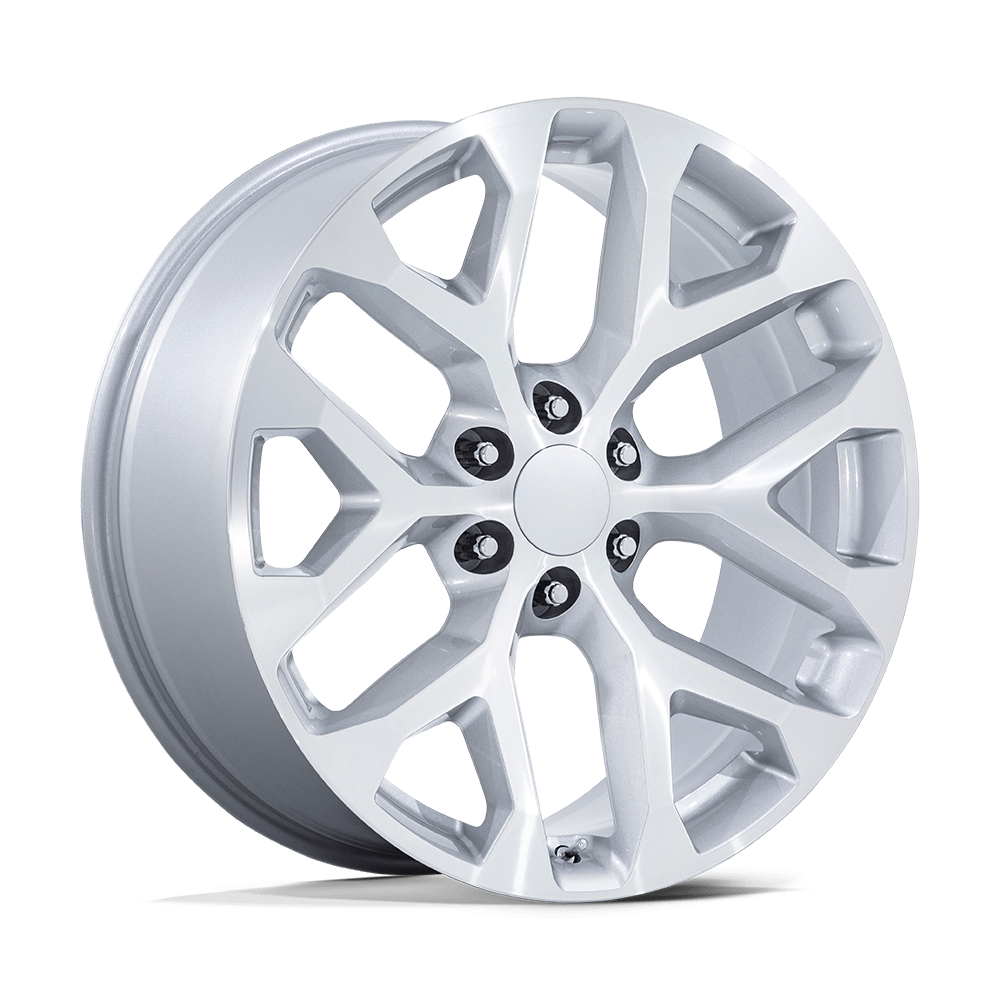 24x10 Performance Replicas PR177 Silver Machined Wheel 6x5.5 (24mm)