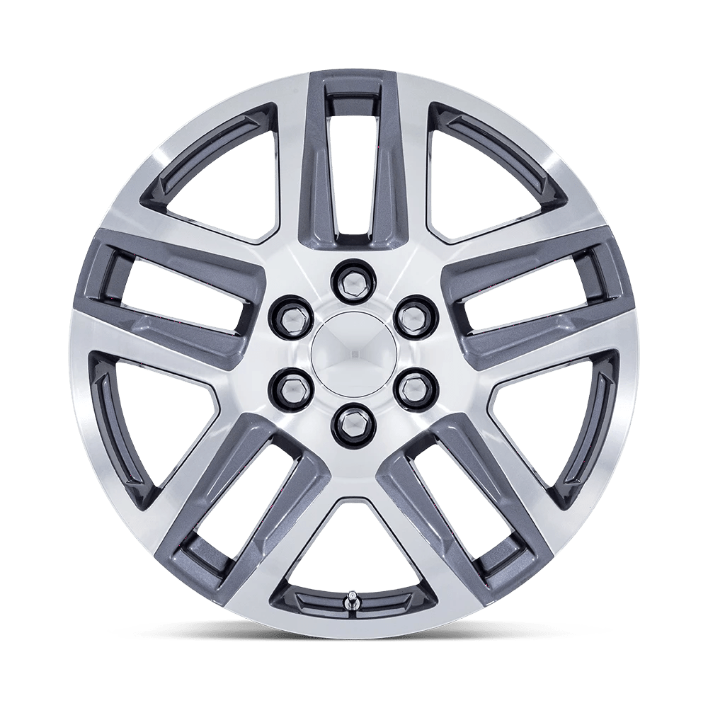 20x9 Performance Replicas PR203 Gunmetal Machined Wheel 6x5.5 (28mm)
