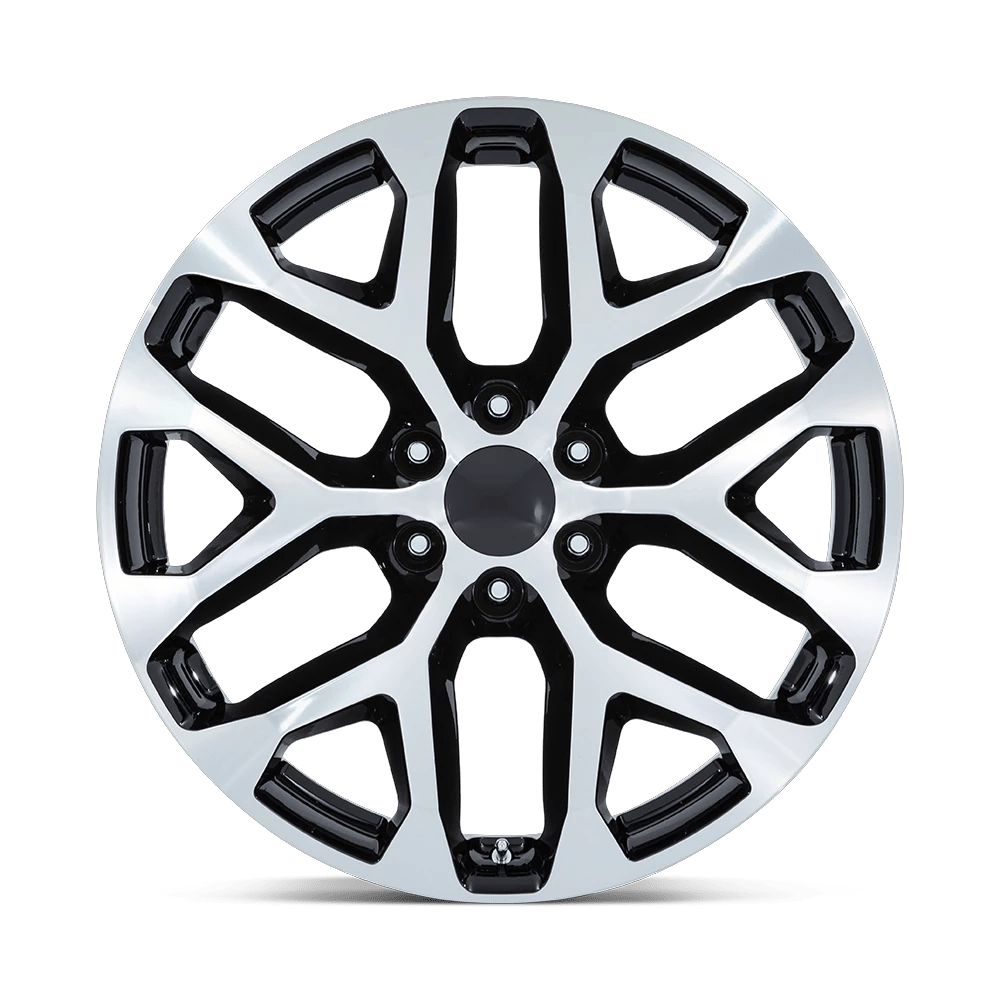 24x10 Performance Replicas PR177 Gloss Black Machined Face Wheel 6x5.5 (24mm)