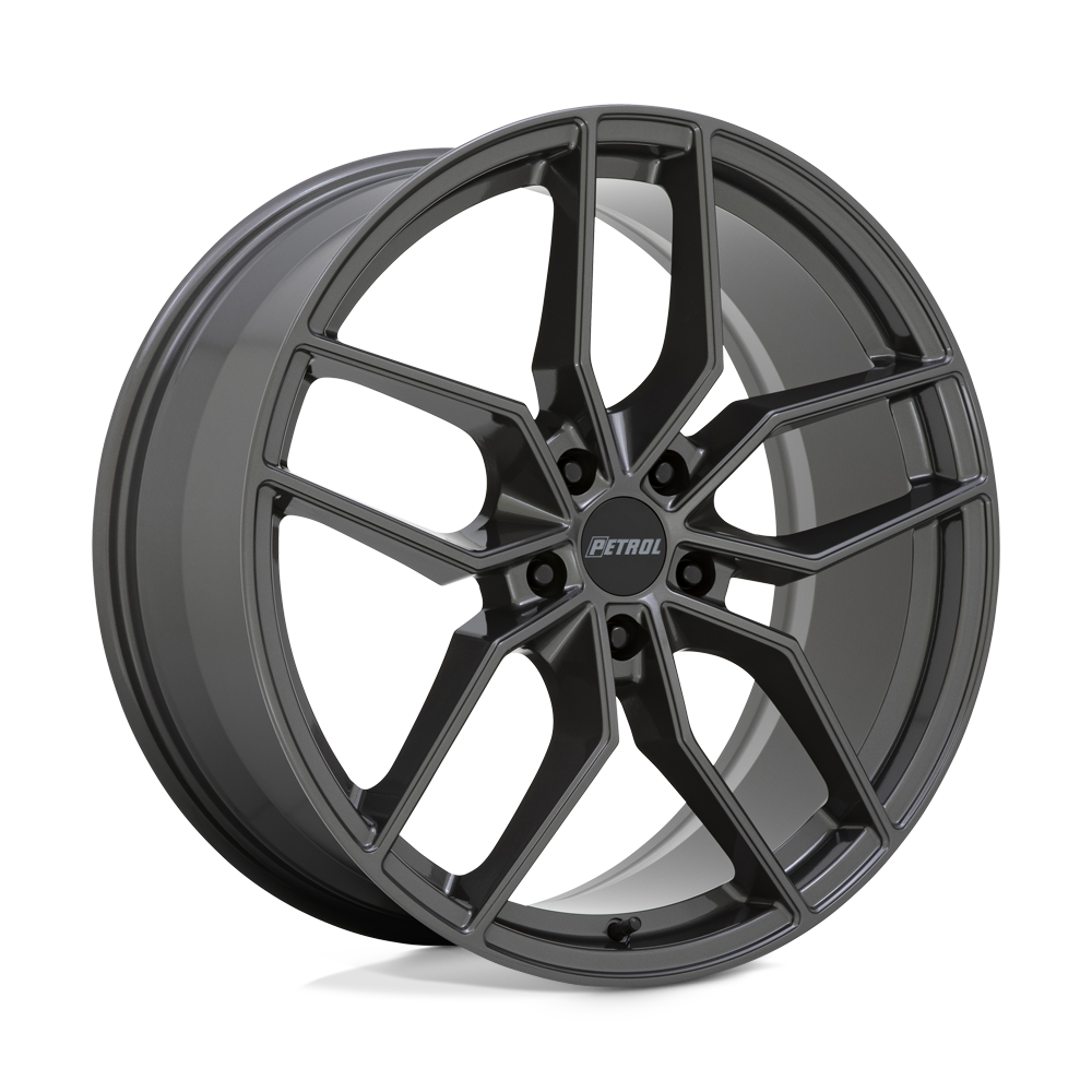 19x8 Petrol P5C GLOSS GUNMETAL Wheel 5x120 (35mm)