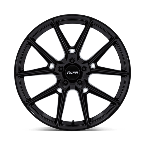 19x8 Petrol PE002 P1E Gloss Black Wheel 5x4.5 (40mm)