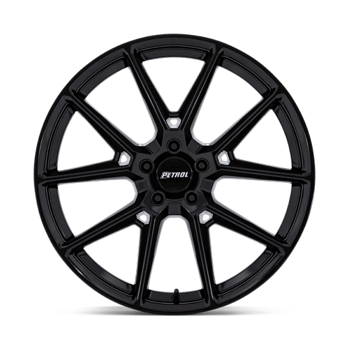 18x8 Petrol PE002 P1E Glossy Black Wheel 5x110 (40mm)