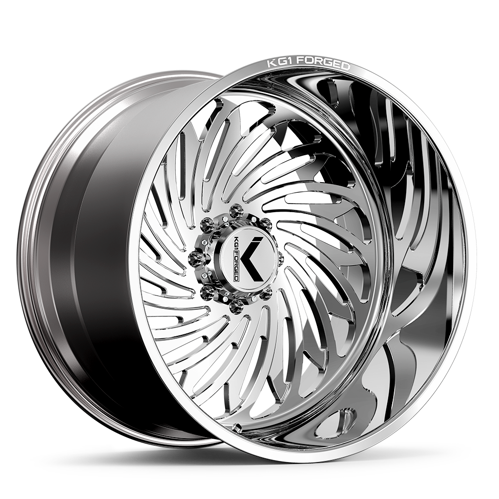 24x12 KG1 Forged KF031 Phantasy Polished RIGHT DIRECTIONAL Wheel Blank (-44mm)
