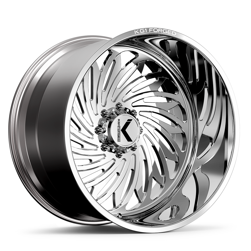 24x12 KG1 Forged KF031 Phantasy Polished RIGHT DIRECTIONAL Wheel Blank (-44mm)