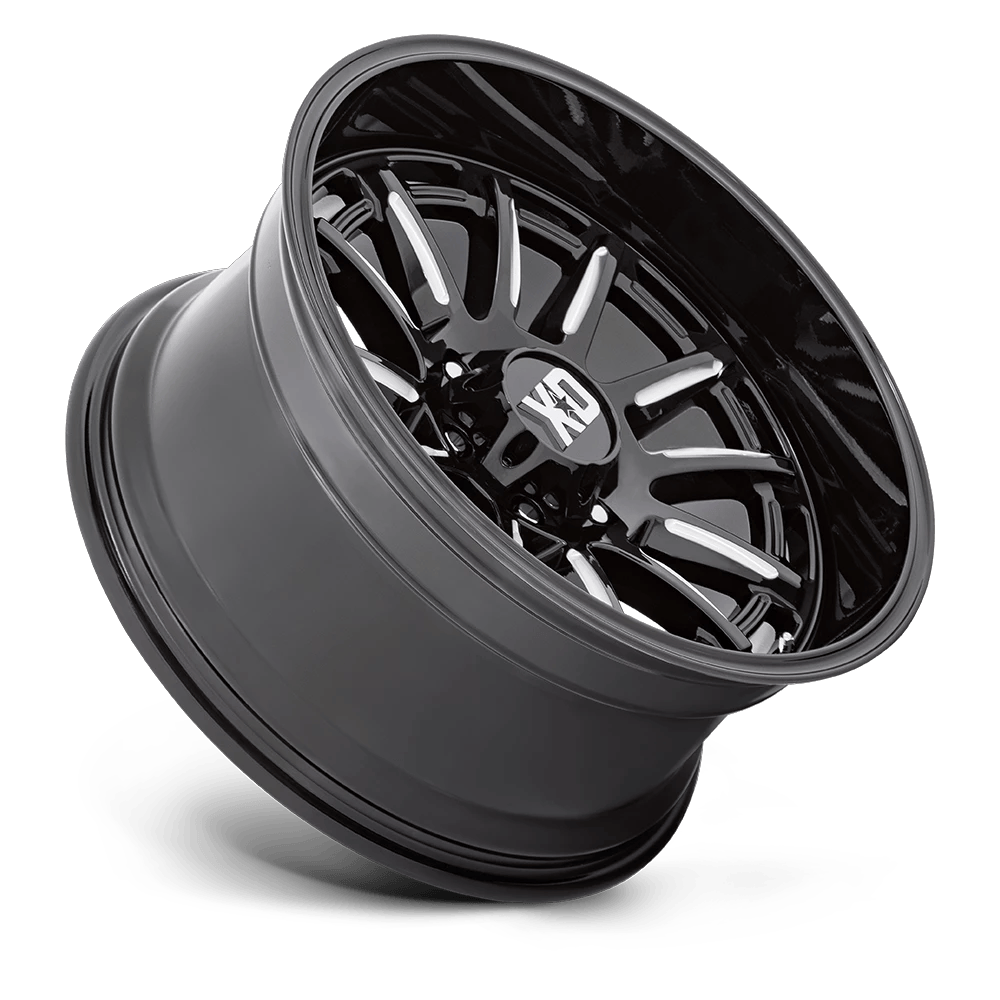 20x9 XD XD865 Phoenix Gloss Black Milled Wheel 5x5.5 (18mm)