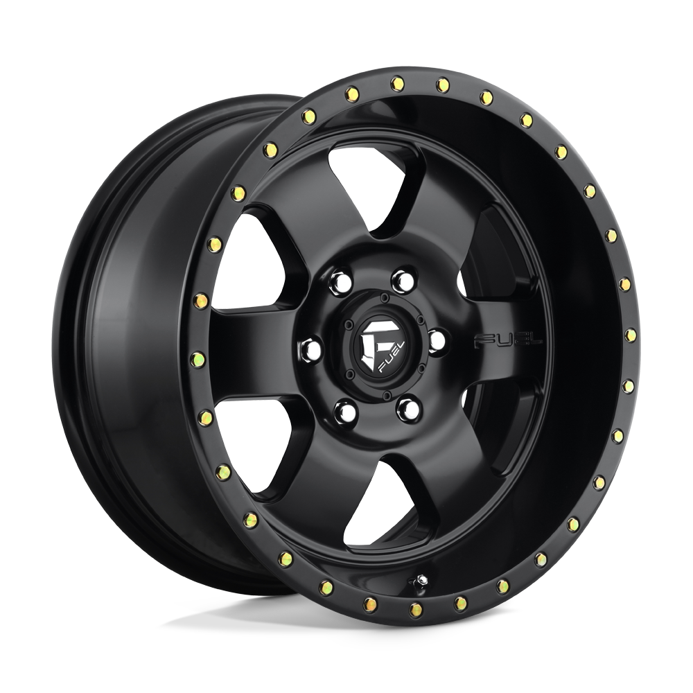 18x9 Fuel D618 PODIUM MATTE BLACK Wheel 6x135 (1mm)
