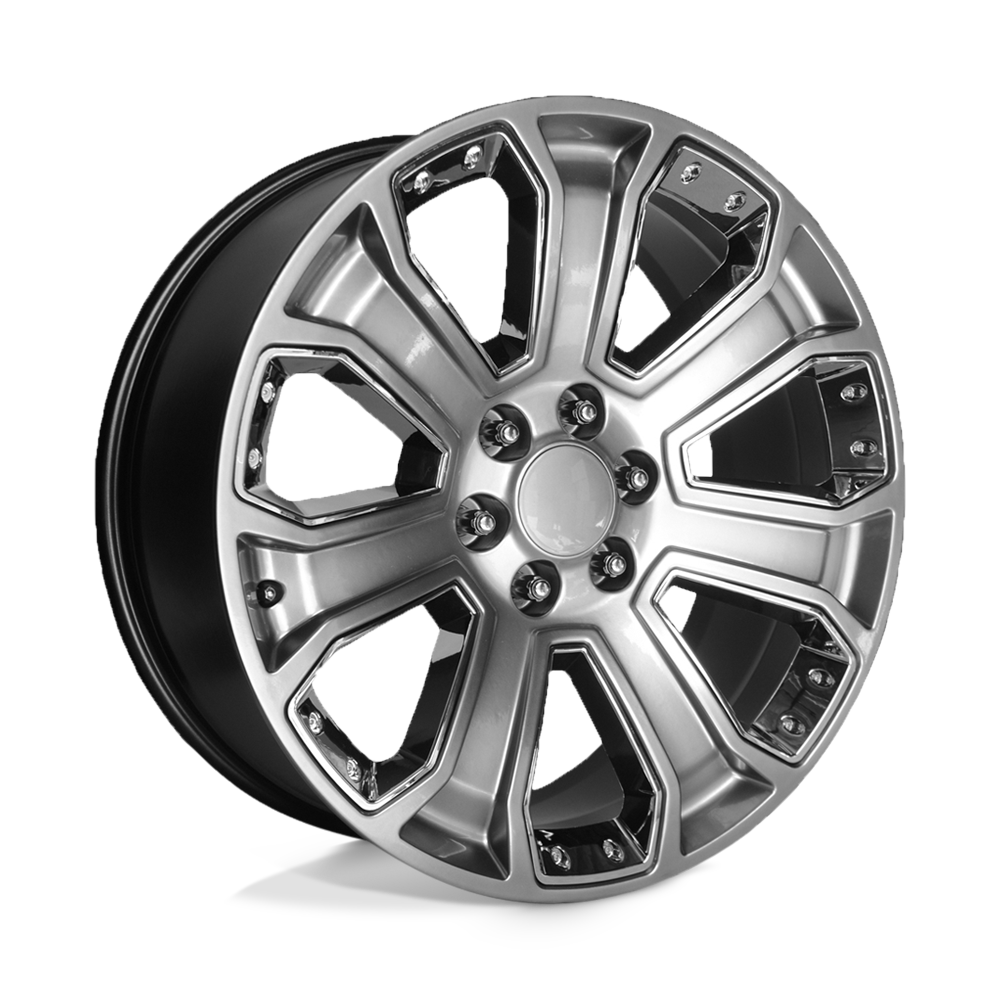 20x9 Performance Replicas 113HC HyperSilver Chrome Accents Wheel 6x5.5 (24mm)