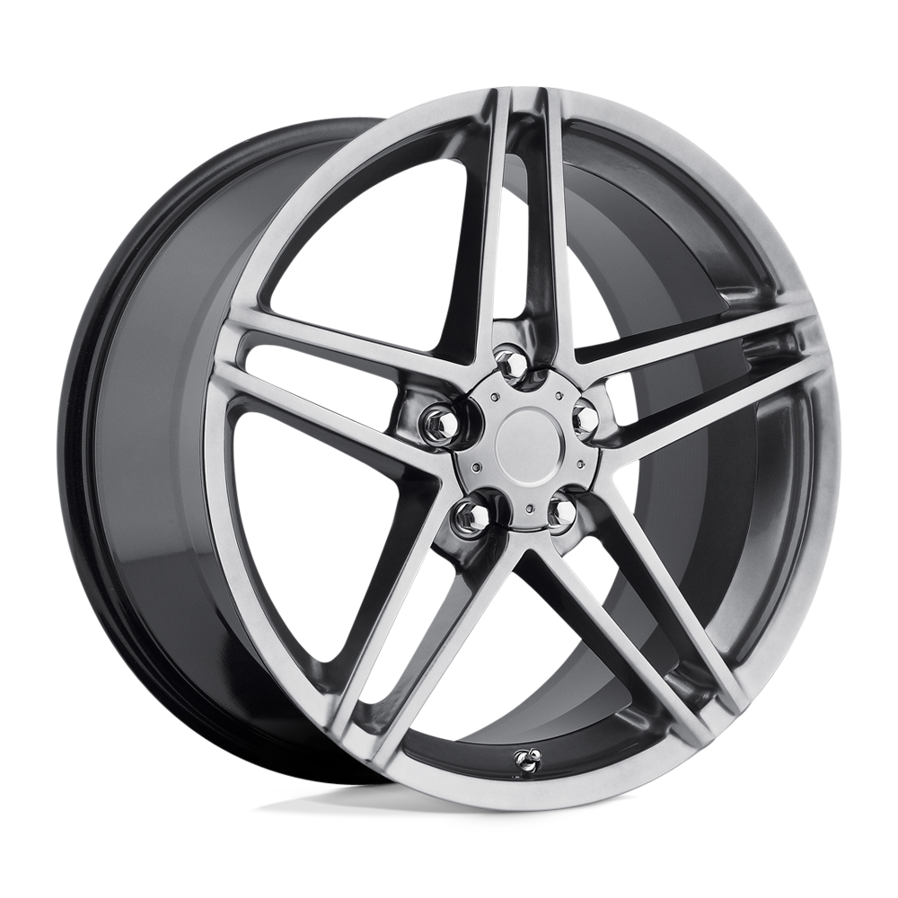 19x10 Performance Replicas 117H Hyper Silver Dark Wheel 5x4.75 (79mm)