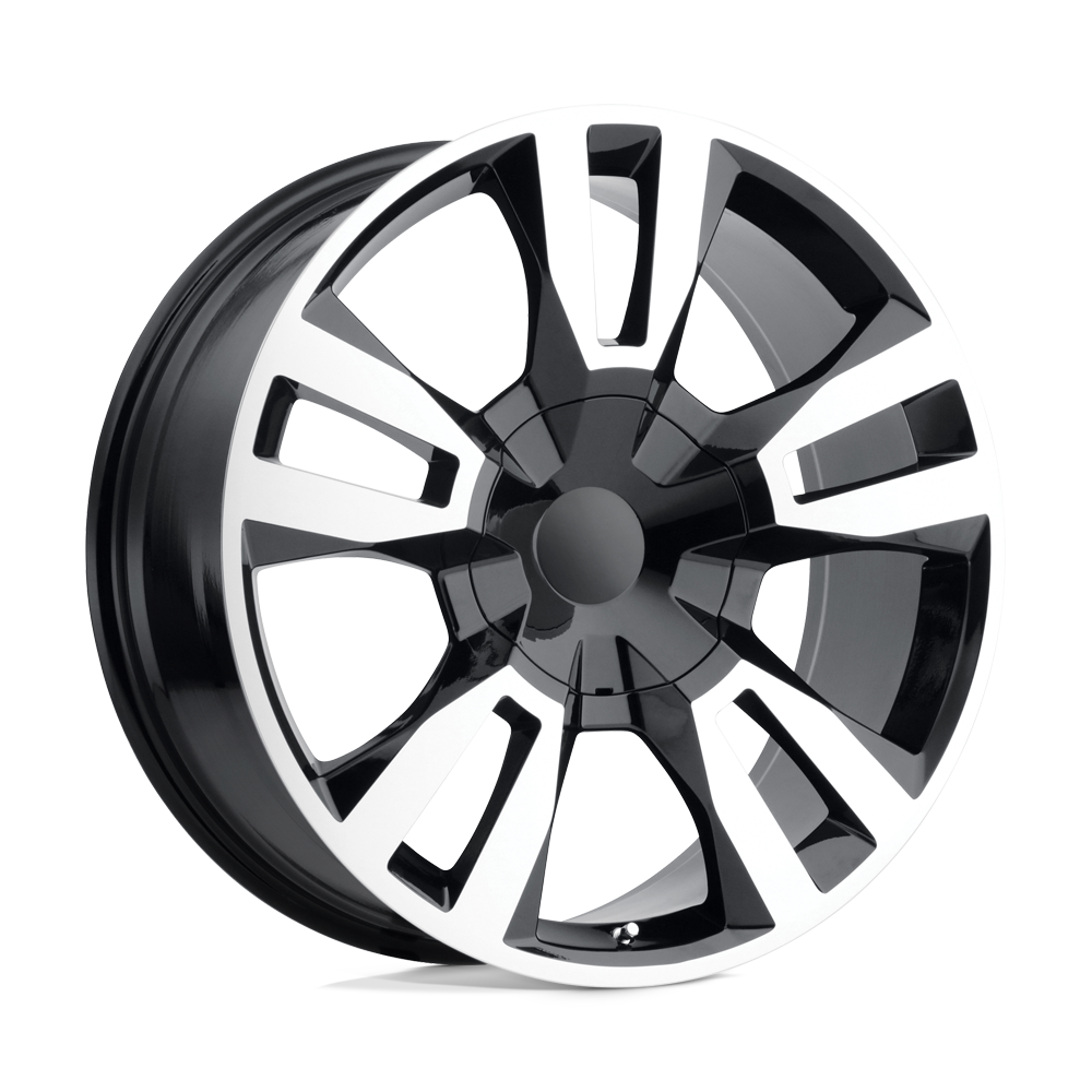 20x9 Performance Replicas PR188 Gloss Black Machined Wheel 6x5.5 (24mm)