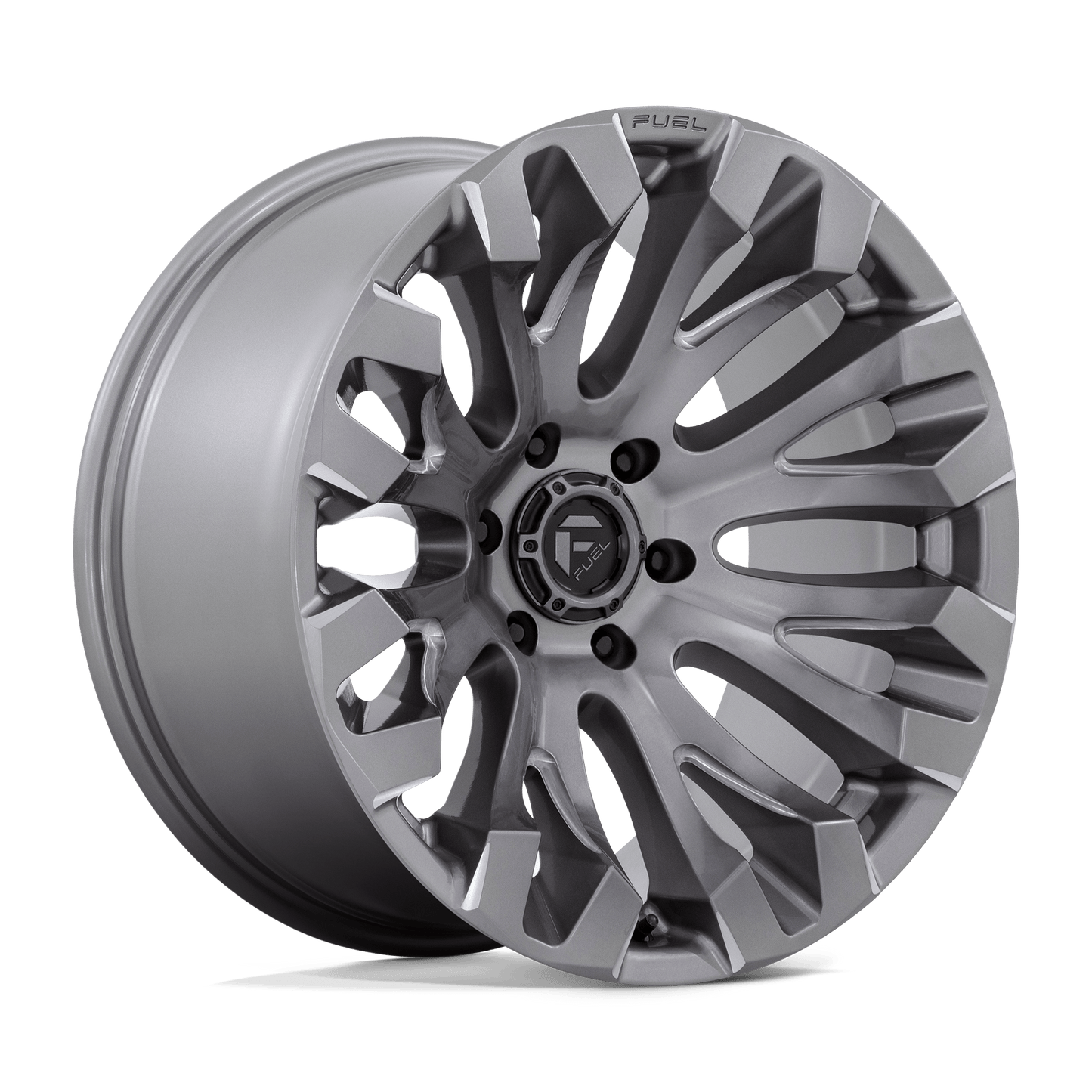 20x10 Fuel D830 Quake Platinum Wheel 6x5.5 (-18mm)