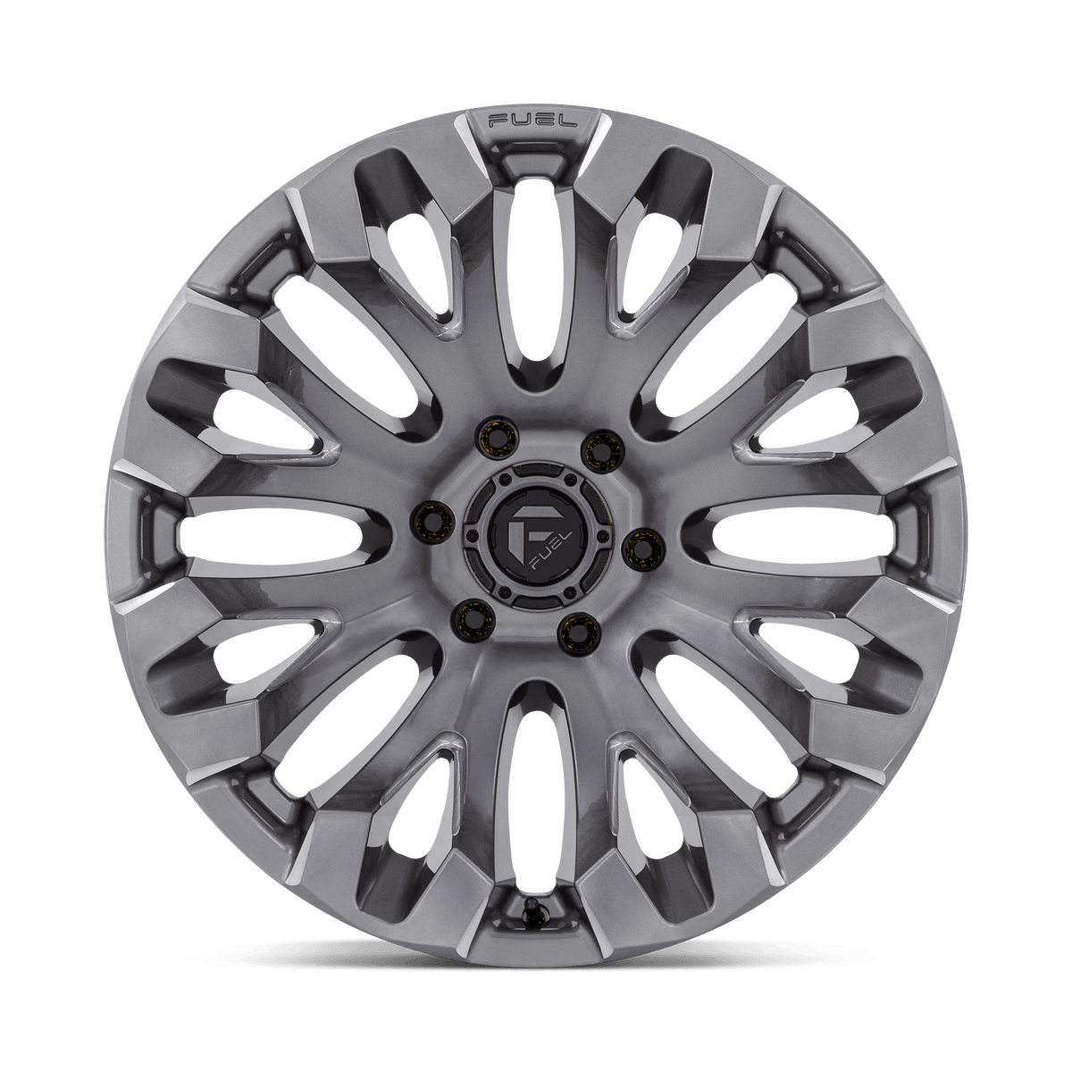 18x9 Fuel D830 Quake Platinum Wheel 5x4.5 (1mm)